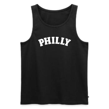 Philly Philadelphia Stolz aus Philadelphia Philly - Männer Premium Bio Tank Top - Schwarz - Vorne - Michal (187cm)
