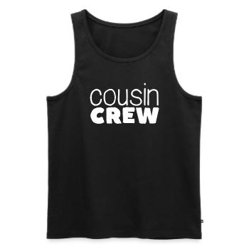 Cousine Crew Cousin Stamm Matching Kids Cousine Cr - Männer Premium Bio Tank Top - Schwarz - Vorne - Michal (187cm)
