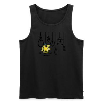 Sei der Licht Matth�us 5:14 Bibelvers Christian - Männer Premium Bio Tank Top - Schwarz - Vorne - Michal (187cm)