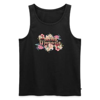 Gesegnete Mamacita mexikanische Frauen Mamacita - Männer Premium Bio Tank Top - Schwarz - Vorne - Michal (187cm)