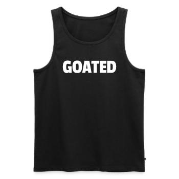 Goated Gamer Meme Video Games Gamer Goated - Männer Premium Bio Tank Top - Schwarz - Vorne - Michal (187cm)