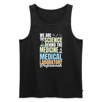 Medical Laboratory Professionals Lab Tech Lab Week - Männer Premium Bio Tank Top - Schwarz - Vorne - Michal (187cm)
