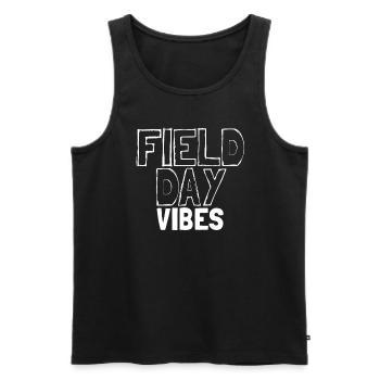 Field Day Vibes �ler Kinder Lehrer Field Tag - Männer Premium Bio Tank Top - Schwarz - Vorne - Michal (187cm)