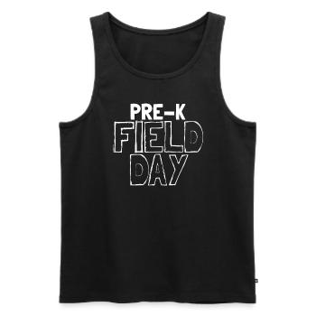 Pre-K Field Day Lustige Schulkinderlehrer vor-k - Männer Premium Bio Tank Top - Schwarz - Vorne - Michal (187cm)