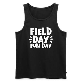 Field Day Fun Day �ler Kinder Lehrer Feldtag - Männer Premium Bio Tank Top - Schwarz - Vorne - AI Model Male 178 light (178cm)
