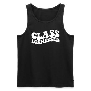 Die Klasse hat den Schullehrer des letzten Tages a - Männer Premium Bio Tank Top - Schwarz - Vorne - Michal (187cm)