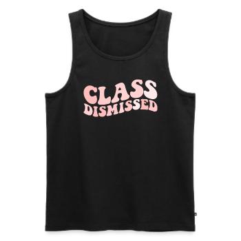 Die Klasse hat den Schullehrer des letzten Tages a - Männer Premium Bio Tank Top - Schwarz - Vorne - Michal (187cm)