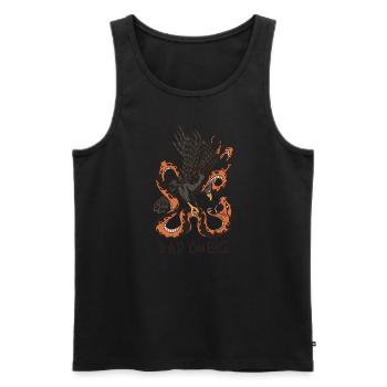 Bad Omens Eagle und Snake Japaner Anime Bad Omens - Männer Premium Bio Tank Top - Schwarz - Vorne - AI Model Male 178 light (178cm)