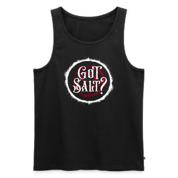 Got Salz Wicca Hexe Frauen okkulte Hexe bekommen S - Männer Premium Bio Tank Top - Schwarz - Vorne - Michal (187cm)