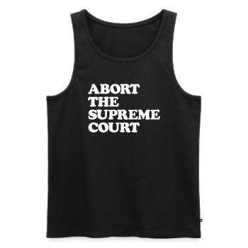 Die feministischen Frauenrechte des Obersten Geric - Männer Premium Bio Tank Top - Schwarz - Vorne - Michal (187cm)