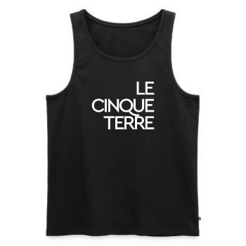 Le Cinque Terre Italien Europa Urlaubsreise - Männer Premium Bio Tank Top - Schwarz - Vorne - Michal (187cm)