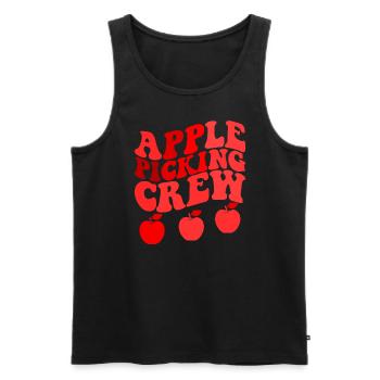 Apple Picking Crew Apple Orchard Apple Picking - Männer Premium Bio Tank Top - Schwarz - Vorne - Michal (187cm)