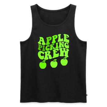 Apple Picking Crew Apple Orchard Apple Picking - Männer Premium Bio Tank Top - Schwarz - Vorne - Michal (187cm)