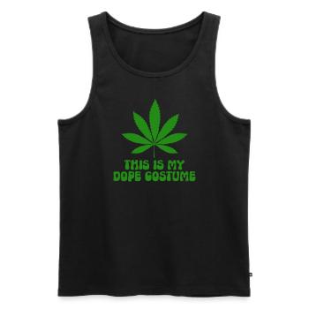 This is my dop costume weed that marijuana - Men's Premium Organic Tank Top - black - Front - Michal (187cm)