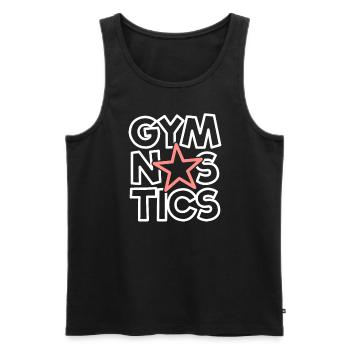 Gymnastik Star Gymnastics Geschenk Gymnast Girls - Männer Premium Bio Tank Top - Schwarz - Vorne - Michal (187cm)