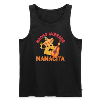 Nacho Average Mamacita Cinco de Mayo Mamacita - Männer Premium Bio Tank Top - Schwarz - Vorne - Michal (187cm)