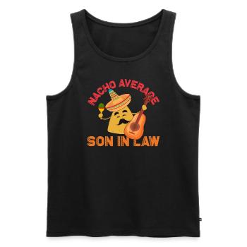 Nacho Average Schwiegersohn Cinco De Mayo Schwiege - Männer Premium Bio Tank Top - Schwarz - Vorne - Michal (187cm)