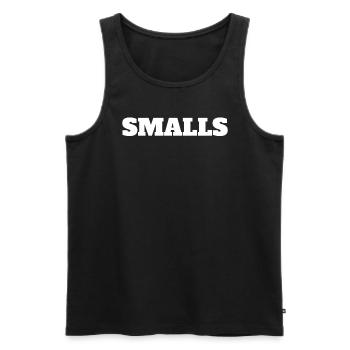 Biggie und Smalls passende Smalls - Männer Premium Bio Tank Top - Schwarz - Vorne - AI Model Male 178 light (178cm)
