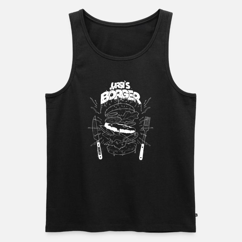 Ursis Börger - Männer Premium Bio Tank Top - Schwarz