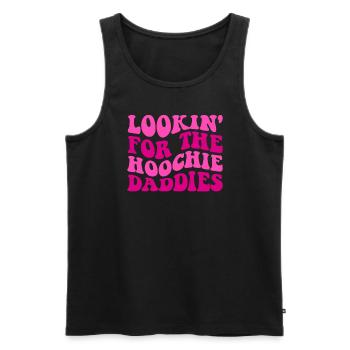 Auf der Suche nach dem Hoochie der Hoochie Daddies - Männer Premium Bio Tank Top - Schwarz - Vorne - Michal (187cm)