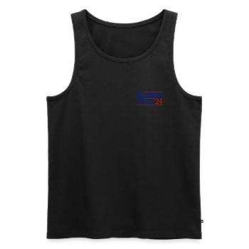 Harris Walz 24 Kamala Harris 2024 Präsident Harris - Männer Premium Bio Tank Top - Schwarz - Vorne - Michal (187cm)