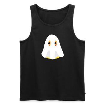 Candy Corn Geisterkostüm Halloween Candy Corn - Männer Premium Bio Tank Top - Schwarz - Vorne - AI Model Male 178 light (178cm)
