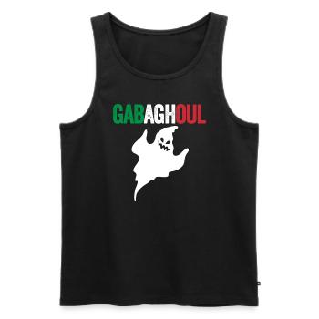 Gabaghoul Italienisches Halloween Gabagool Gabagho - Männer Premium Bio Tank Top - Schwarz - Vorne - Michal (187cm)