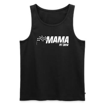Pit Crew Mama Race Geburtstag Familie Racing Mama - Männer Premium Bio Tank Top - Schwarz - Vorne - Michal (187cm)