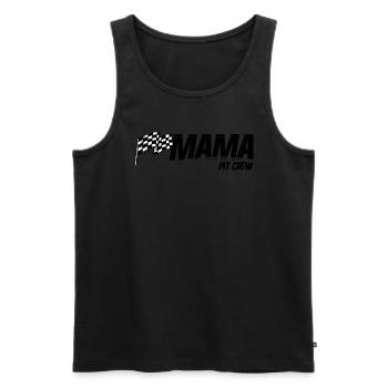 Pit Crew Mama Race Geburtstag Familie Racing Mama - Männer Premium Bio Tank Top - Schwarz - Vorne - Michal (187cm)