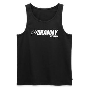 Pit Crew Granny Race Geburtstag Familie Racing Gra - Männer Premium Bio Tank Top - Schwarz - Vorne - Michal (187cm)