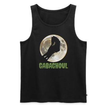 Gabaghoul Italienischer Halloween-Zombie-Gabagool - Männer Premium Bio Tank Top - Schwarz - Vorne - Michal (187cm)