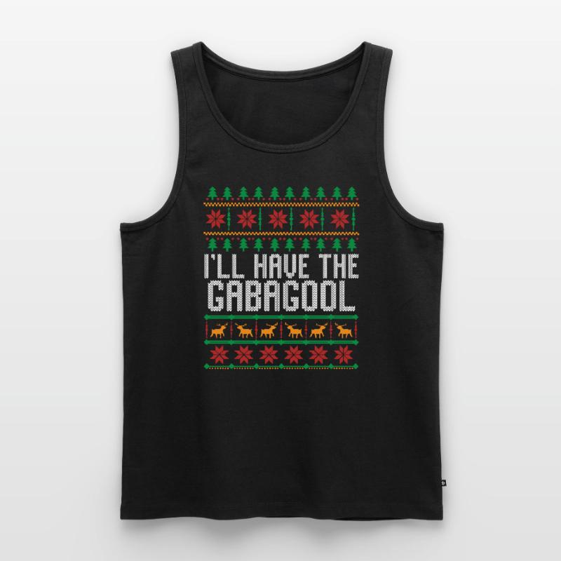 Ich werde den Gabagool-Weihnachtspullover Gabagool Männer Premium Bio Tank Top