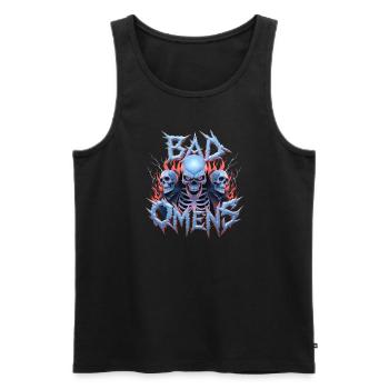 Bad Omens Skeleton Grunge Goth Men's Bad Omens - Männer Premium Bio Tank Top - Schwarz - Vorne - Michal (187cm)
