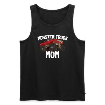 Maman Monster Truck - Débardeur bio Premium Homme - noir - Devant - Michal (187cm)