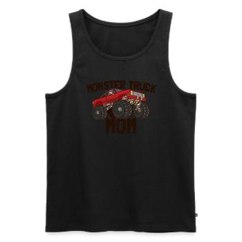 Maman Monster Truck - Débardeur bio Premium Homme - noir - Devant - Michal (187cm)