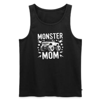 Monster MomT-shirt Monster TruckMonster Tru pour femme - Débardeur bio Premium Homme - noir - Devant - Michal (187cm)