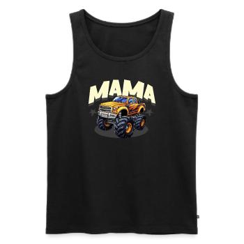 Maman Monster Truck - Débardeur bio Premium Homme - noir - Devant - Michal (187cm)