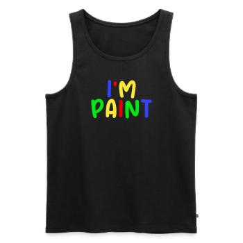 Lustige, schlüpfrige, vulgäre Paare für Frauen, di - Männer Premium Bio Tank Top - Schwarz - Vorne - AI Model Male 178 light (178cm)