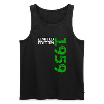 1959 Limited Edition 64th Birthday Gift Fun - Men's Premium Organic Tank Top - black - Front - Michal (187cm)