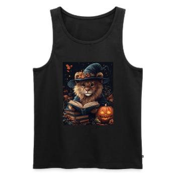 Halloween Gift Women Lion Men Kids Decoration - Men's Premium Organic Tank Top - black - Front - Michal (187cm)