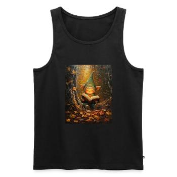 Christmas Elf Women Men Children Christmas - Men's Premium Organic Tank Top - black - Front - Michal (187cm)