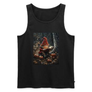 Christmas Elf Women Men Children Christmas - Men's Premium Organic Tank Top - black - Front - Michal (187cm)