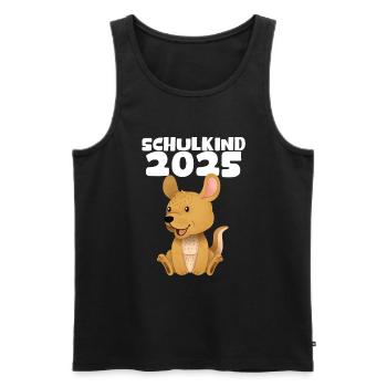 School Child 2025 Young Girls School Enrollment 2025 Decoration - Men's Premium Organic Tank Top - black - Front - Michal (187cm)