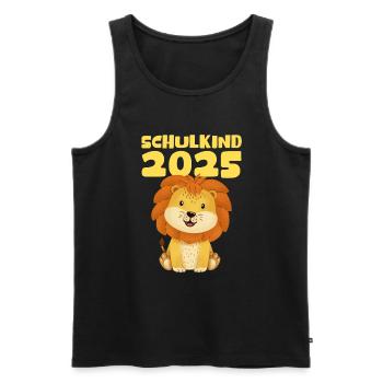 Schulkind 2025 Junge Mädchen Einschulung 2025 Deko - Männer Premium Bio Tank Top - Schwarz - Vorne - Michal (187cm)