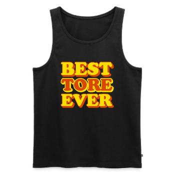 Tore Vorname Lustiges Geschenk - Männer Premium Bio Tank Top - Schwarz - Vorne - Michal (187cm)