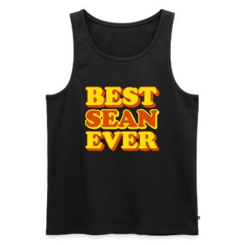 Lustiges Geschenk mit Vornamen Sean - Männer Premium Bio Tank Top - Schwarz - Vorne - Michal (187cm)