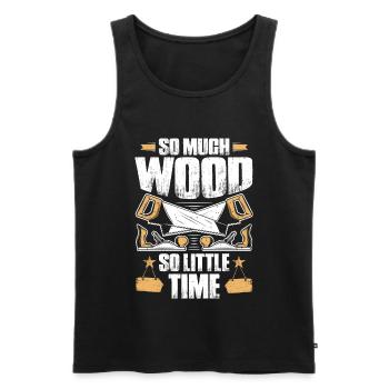 Carpenter carpenter joiner carpenter gift - Men's Premium Organic Tank Top - black - Front - AI Model Male 178 light (178cm)