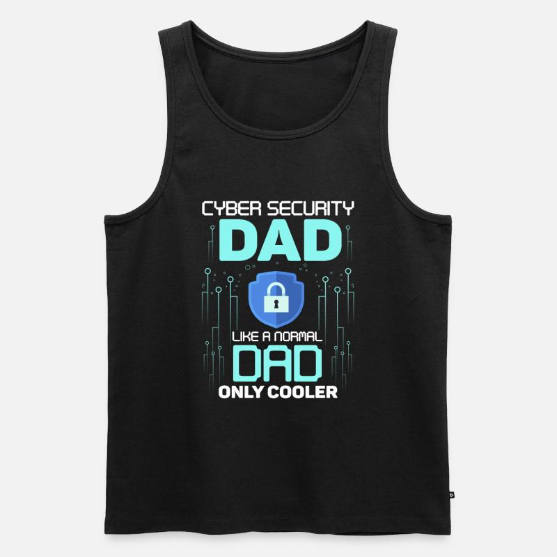 Funny IT Programmer Design - Men's Premium Organic Tank Top - black
