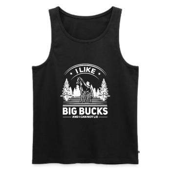 Witziges Pferdespruch Pferde Motiv - Männer Premium Bio Tank Top - Schwarz - Vorne - Michal (187cm)