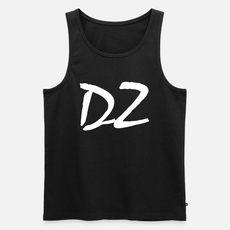 Dz - Männer Premium Bio Tank Top - Schwarz